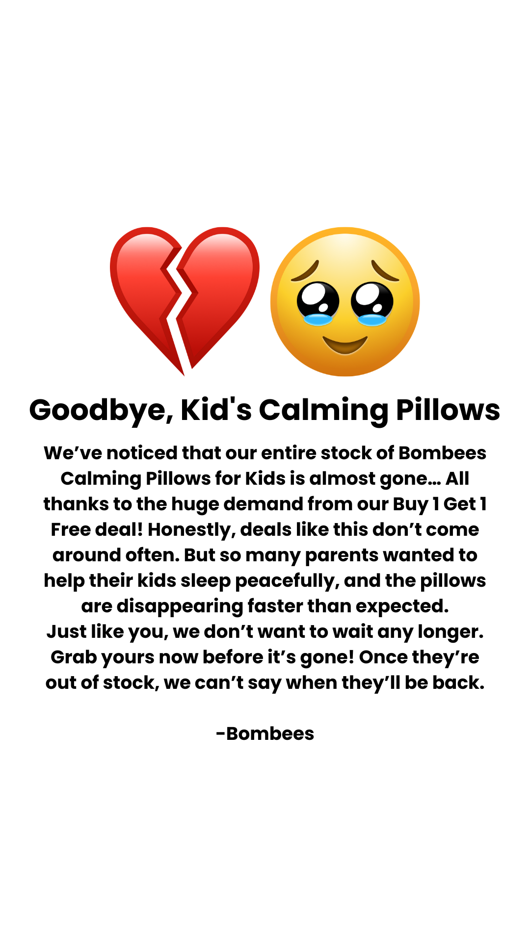 Bombees Facebook ad