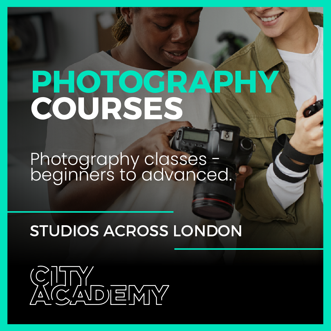 City Academy Facebook ad: Build your photography skills with confidence at City…