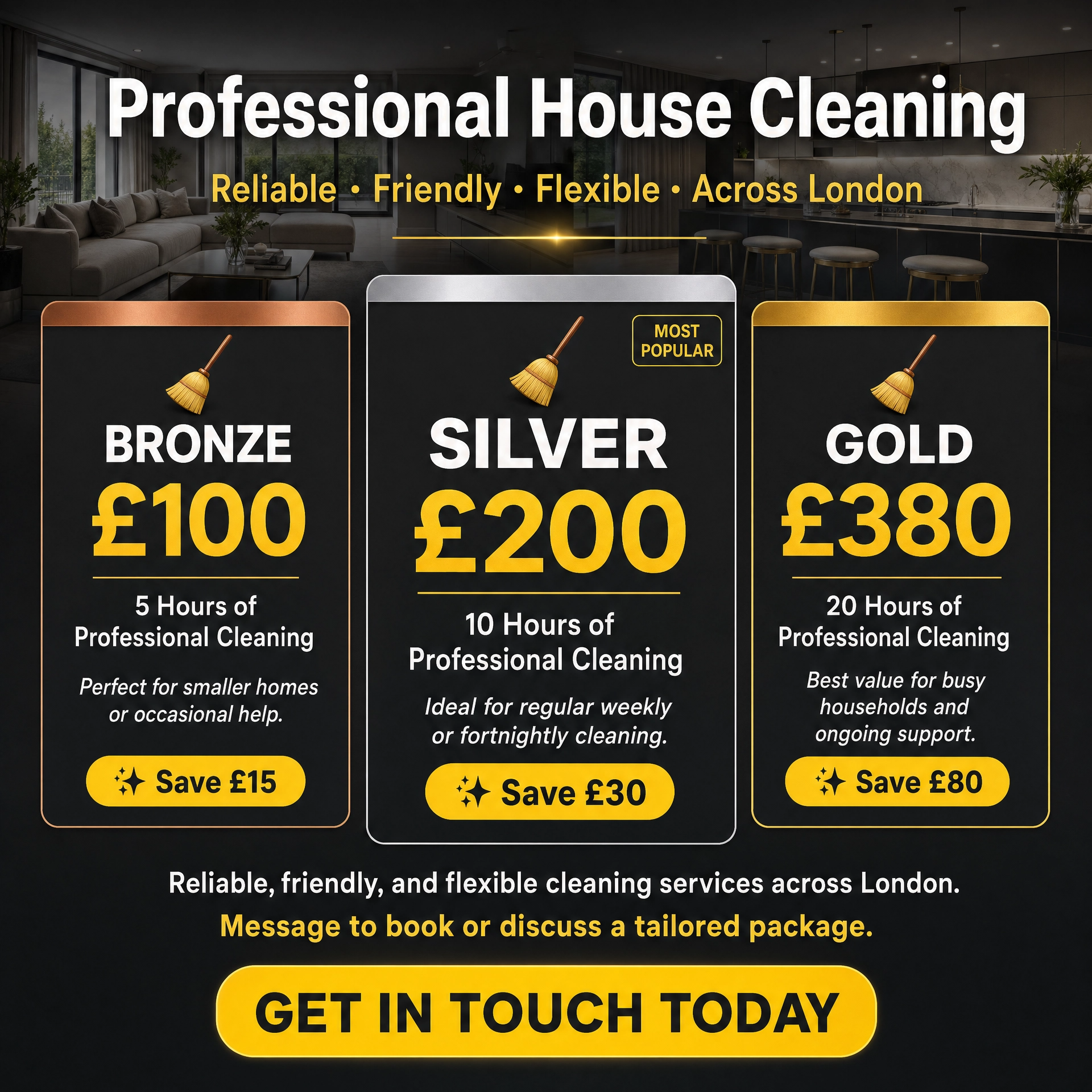 Aurum Cleaners Facebook ad