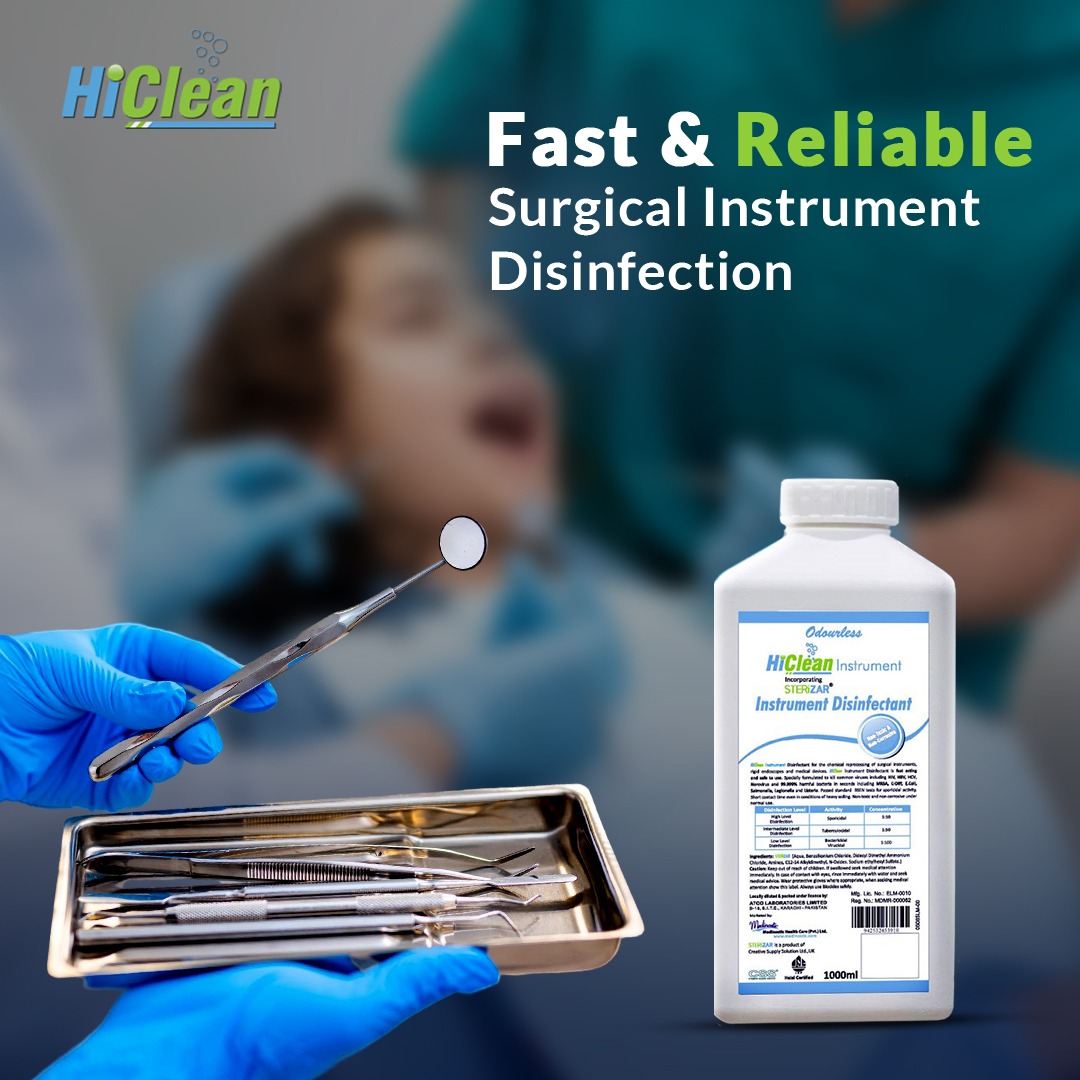 HiClean Facebook ad: HiClean Instrument Disinfectant (Concentrated) - 1 Liter