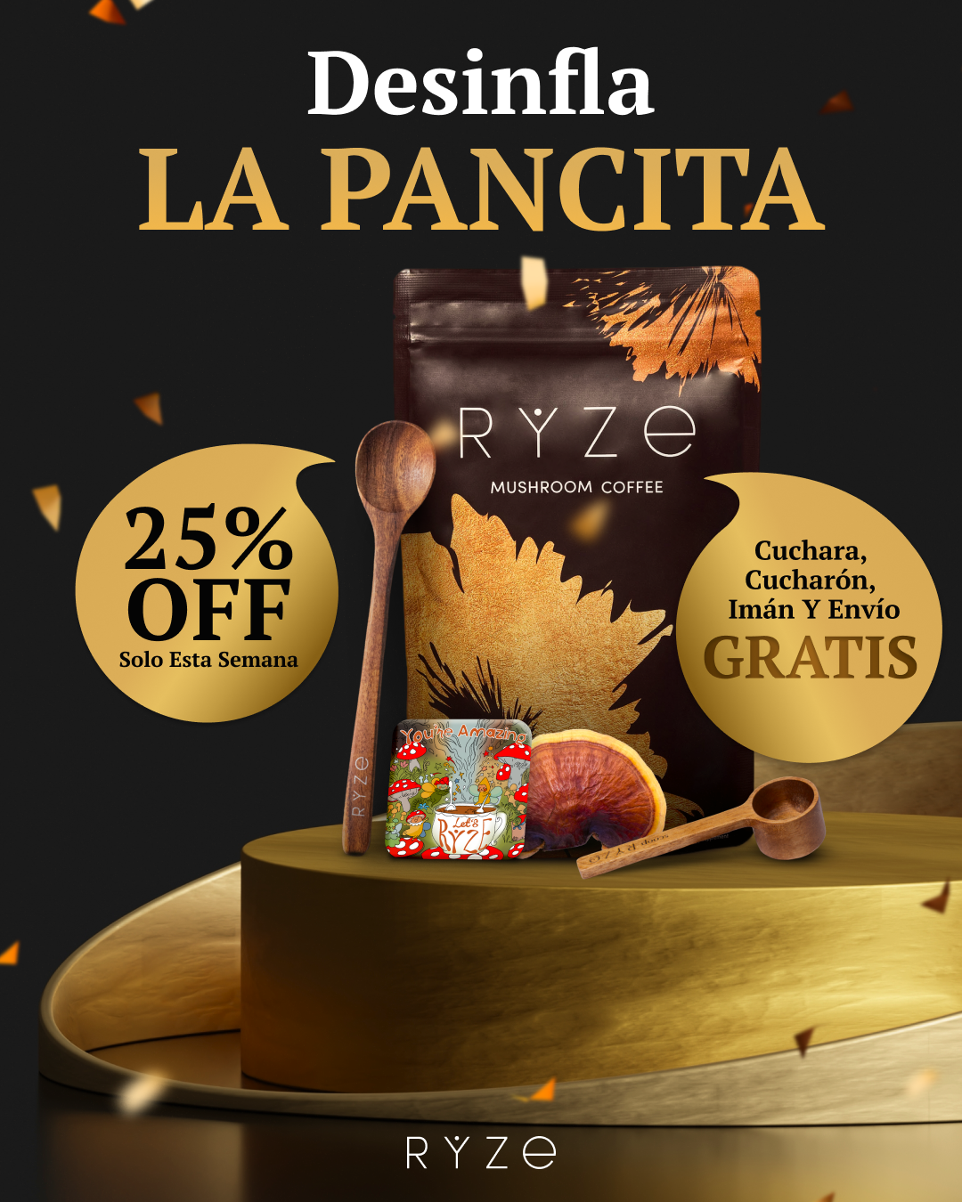 RYZE Superfoods Facebook ad