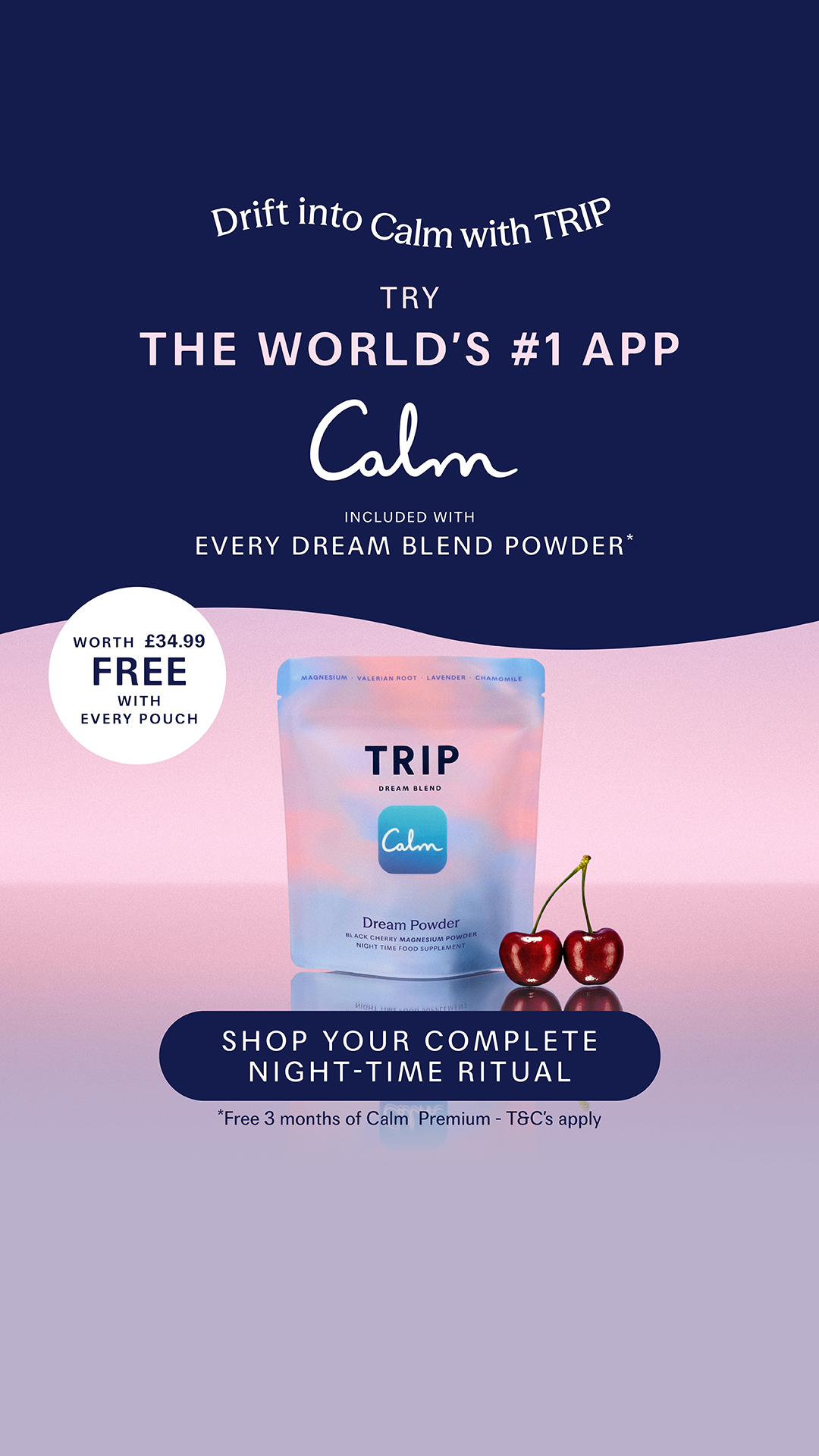Calm Facebook ad