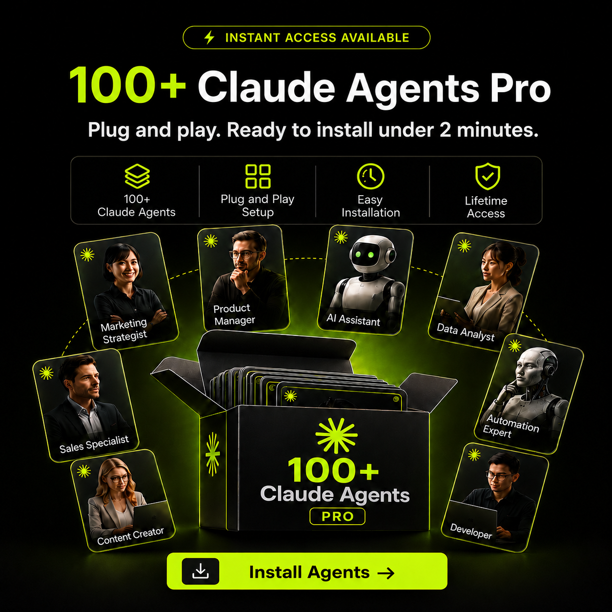 Skills AI Pack Facebook ad: 100+ specialized agents, marketing, copy, sales, legal…