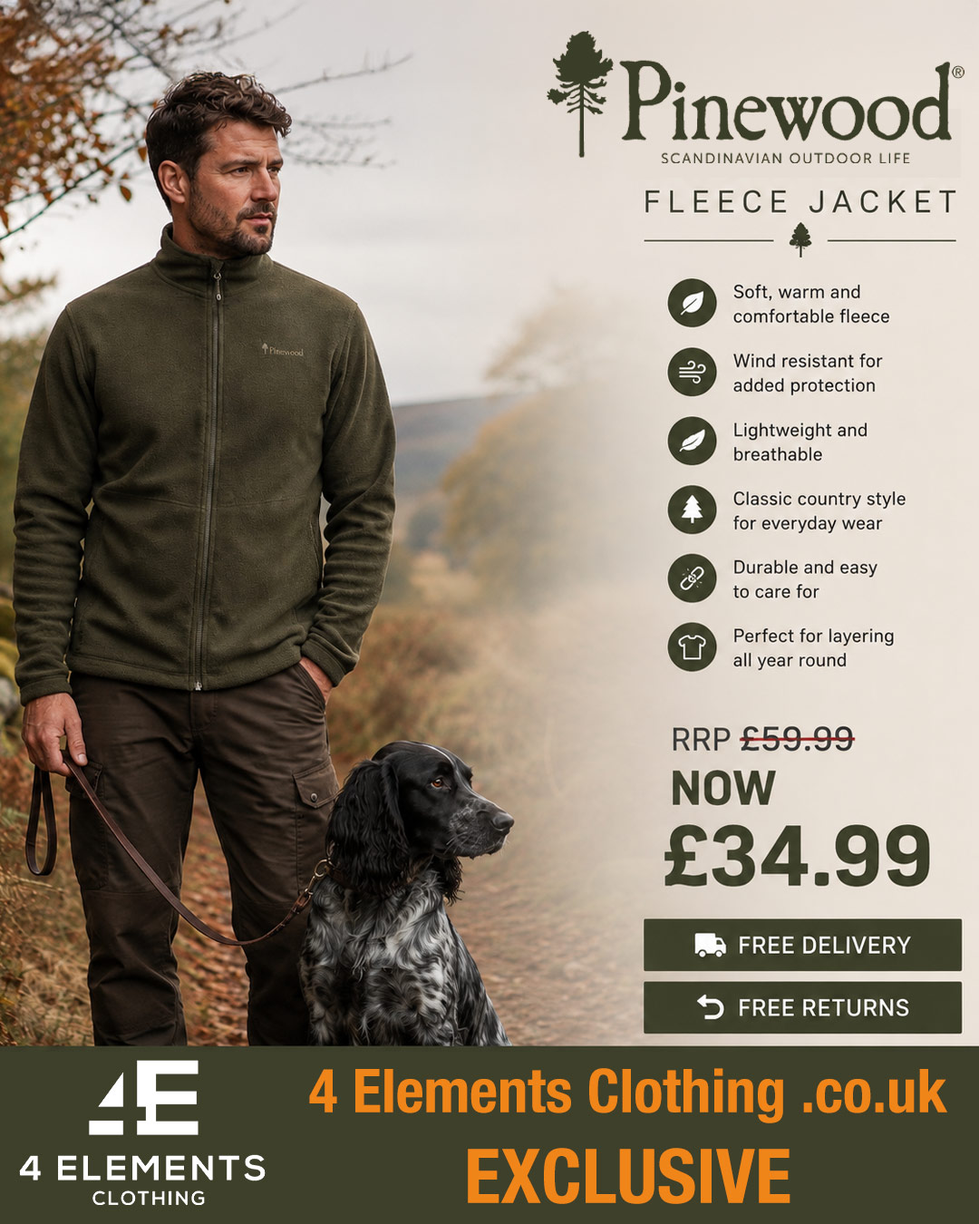 4 Elements Clothing Facebook ad