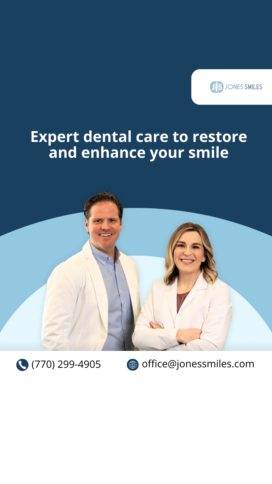 Jones & Copeland Smiles Facebook ad from Feb 3, 2026