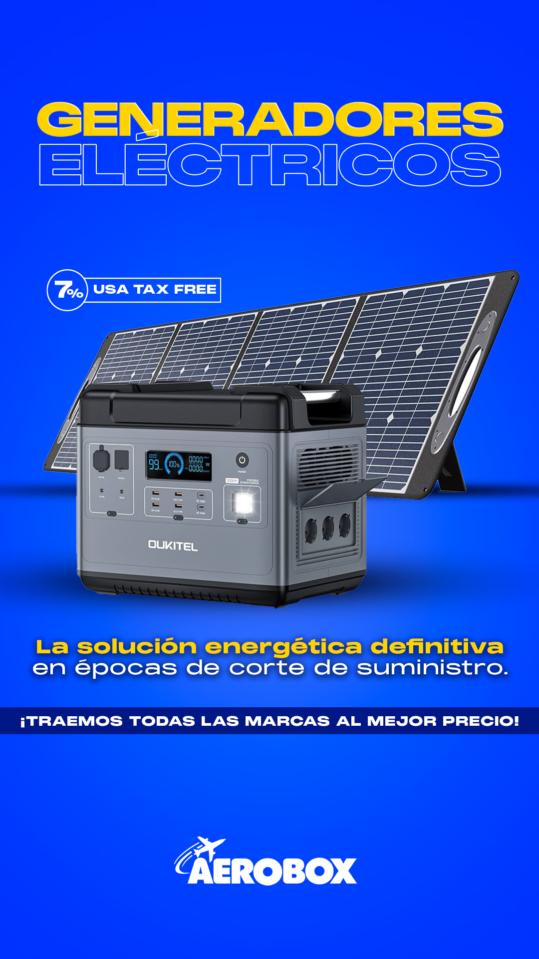 Aerobox Puerto Rico Facebook ad from Aug 1, 2025