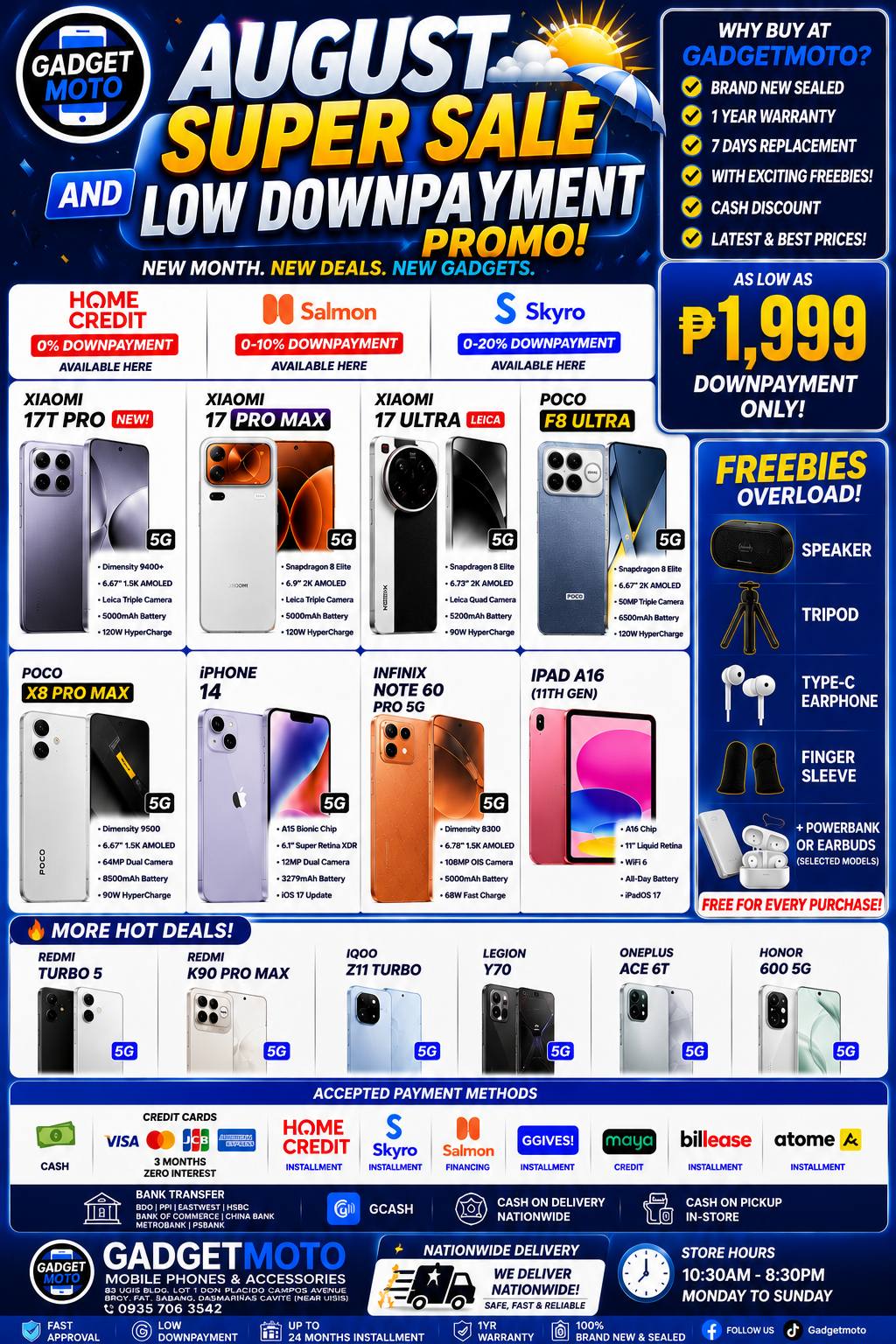 Gadgetmoto Facebook ad: AUGUST SUPER SALE IS HERE!