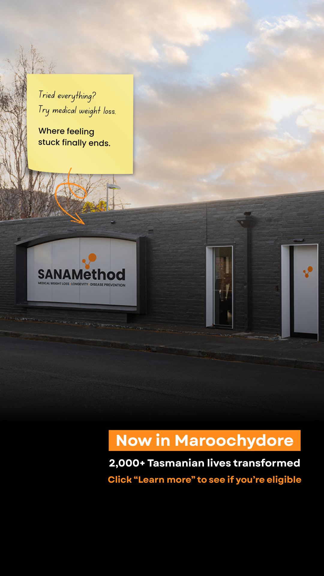 SANAMethod Maroochydore Facebook ad from Feb 12, 2026