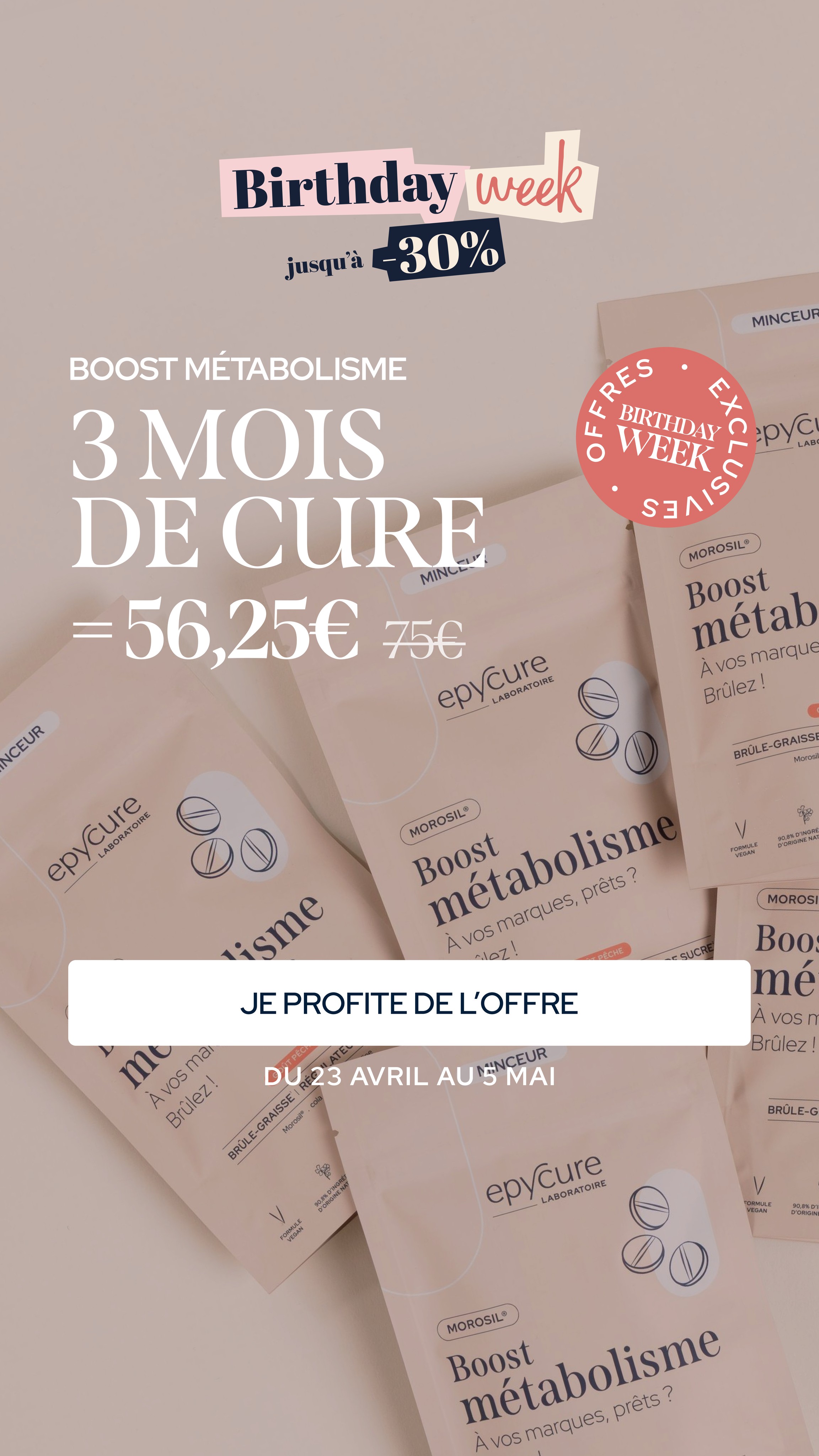 Epycure Facebook ad