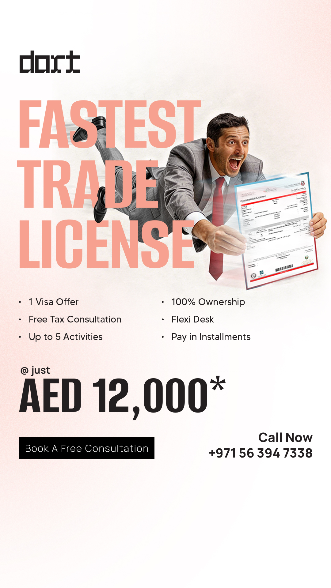 DART UAE Facebook ad