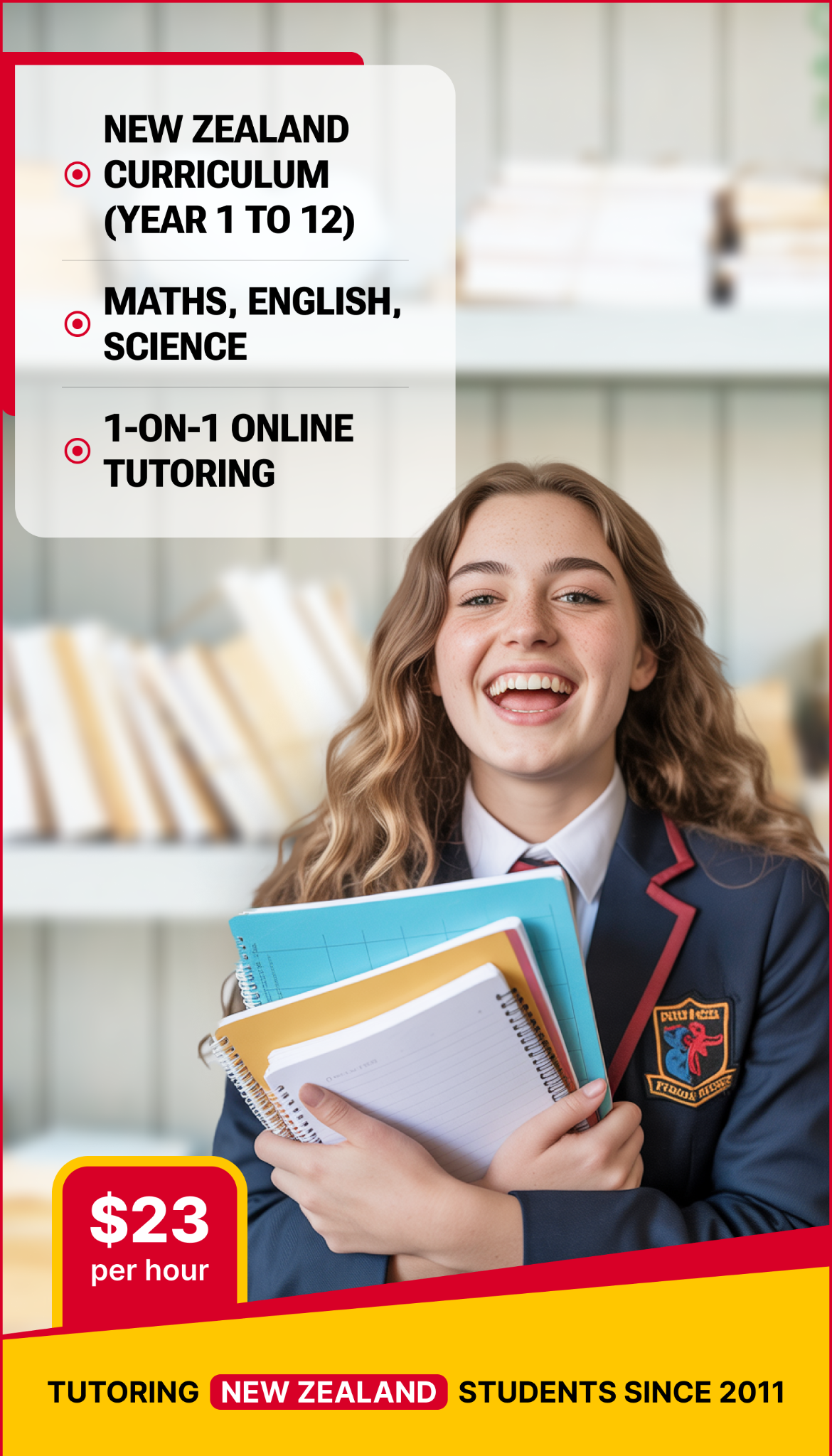 Jaya's Academy Facebook ad