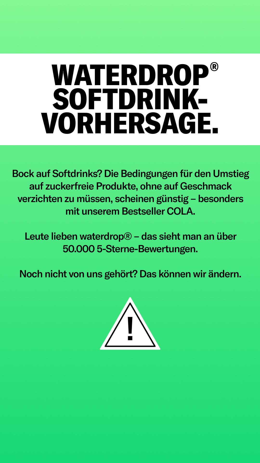 waterdrop Facebook ad