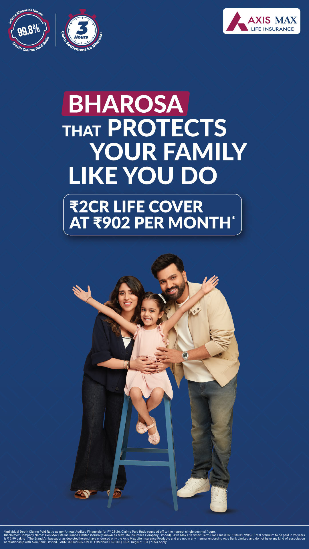 Axis Max Life Insurance Facebook ad