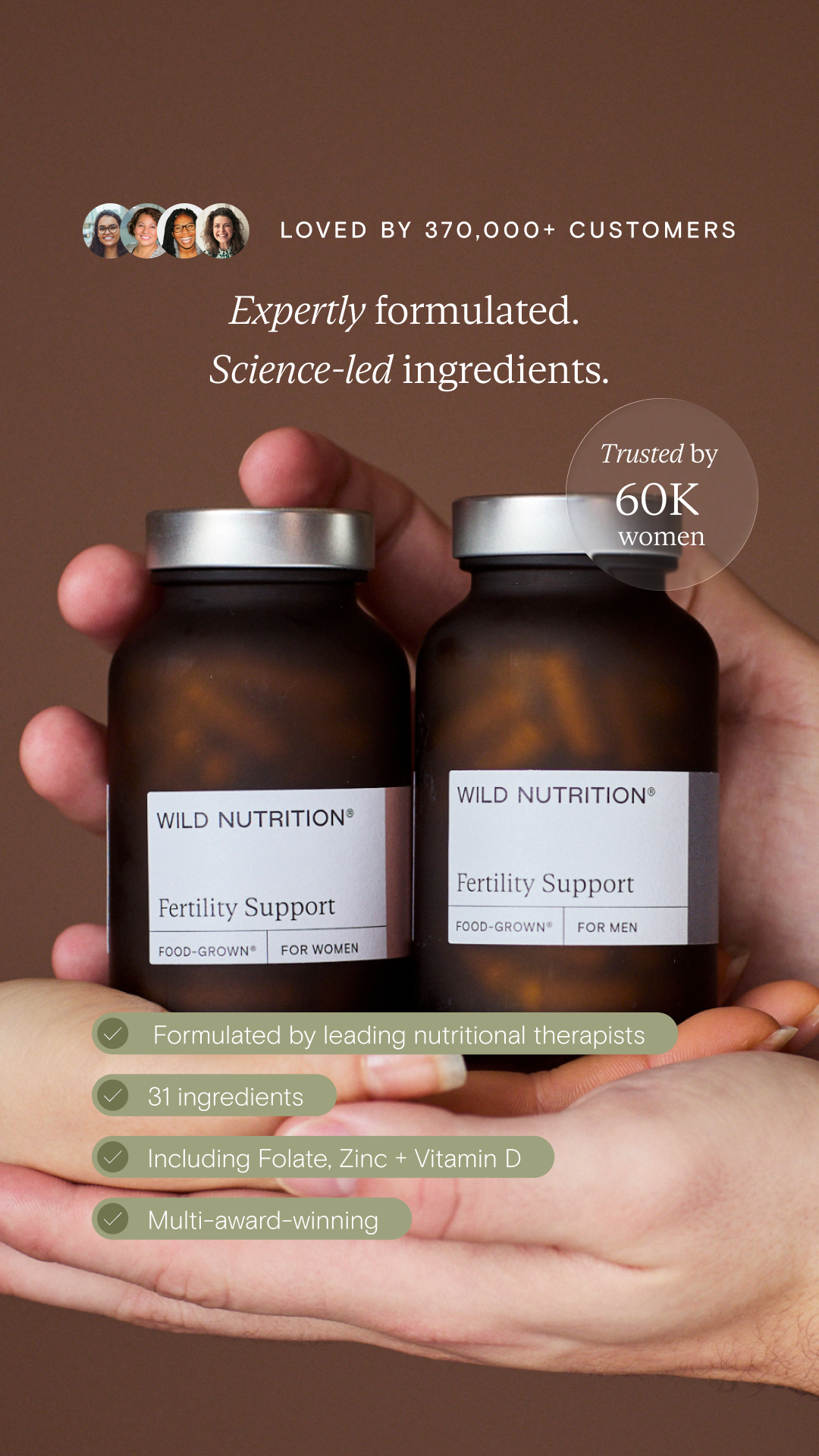 Wild Nutrition Facebook ad
