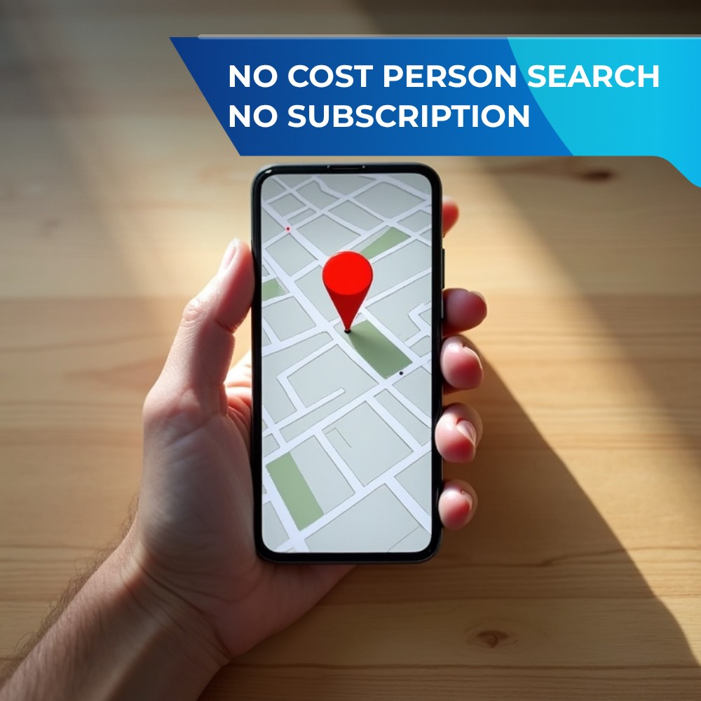 Icananswerthat Focused Facebook ad: No Cost Person Search No Subscription.