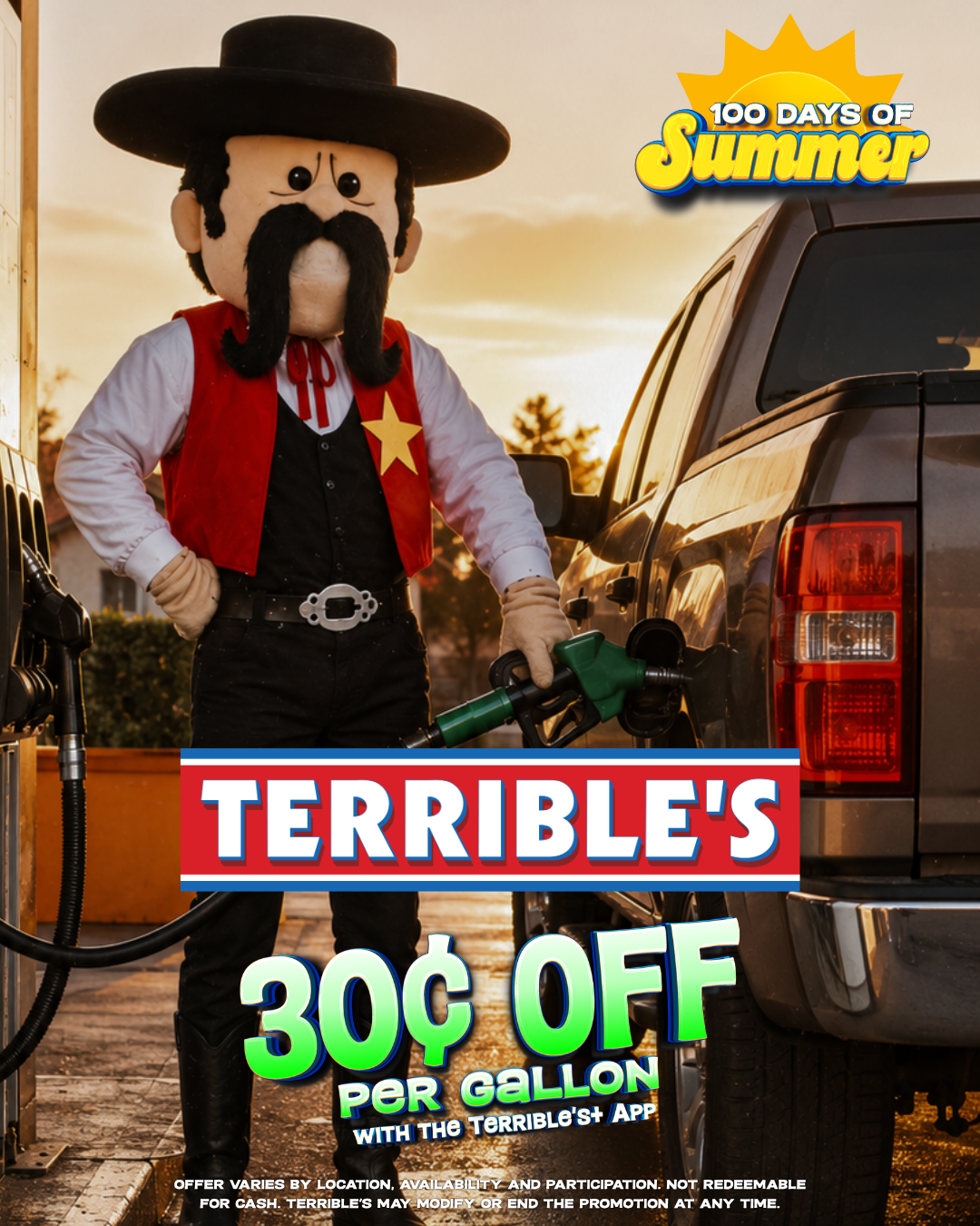Terrible's Facebook ad