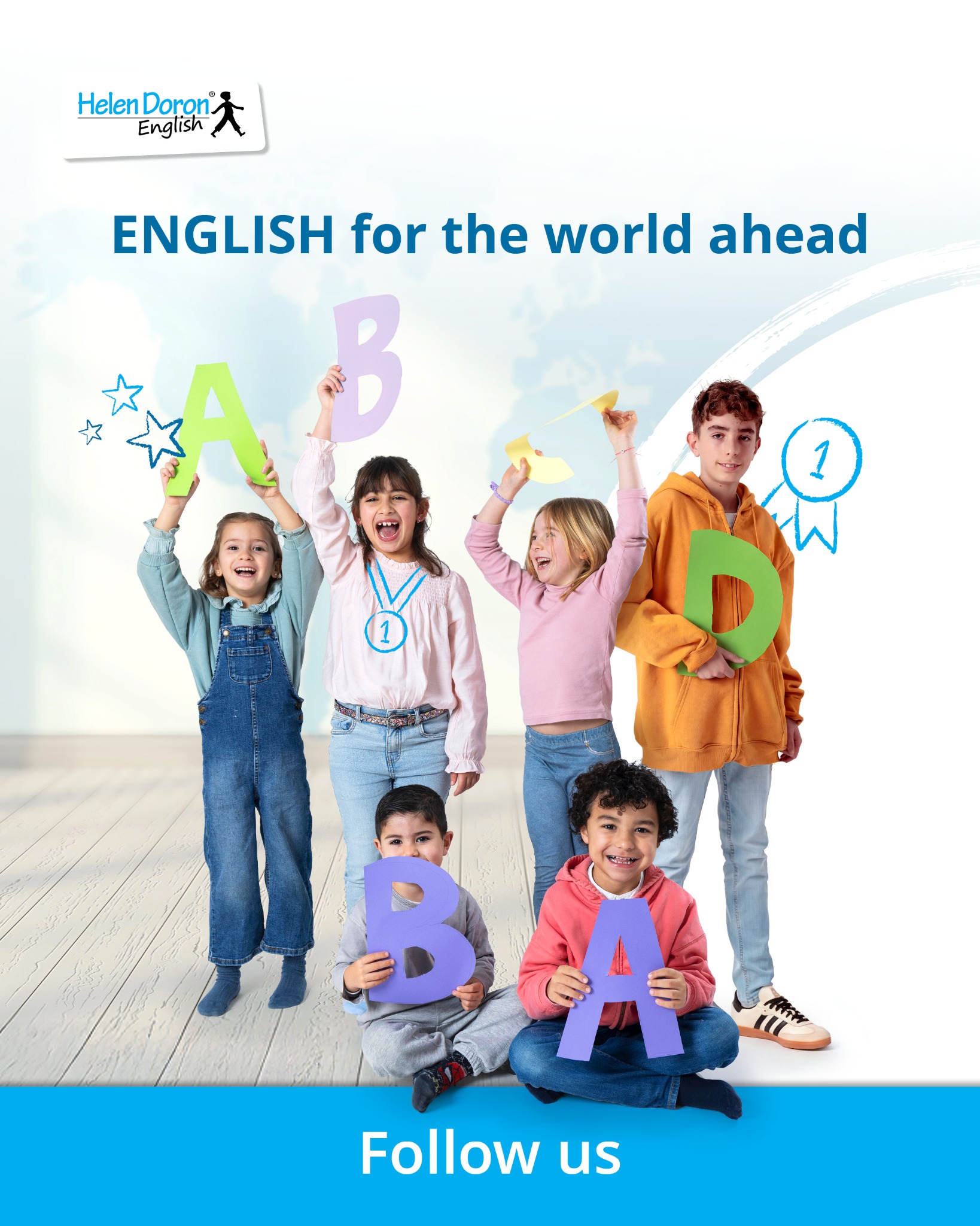 Helen Doron Global Facebook ad: Over 40 years of breaking barriers in education…