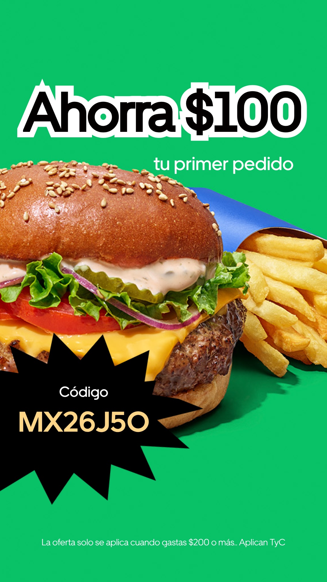 Uber Eats Facebook ad