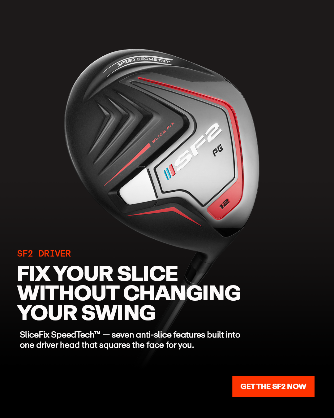 Performance Golf Facebook ad