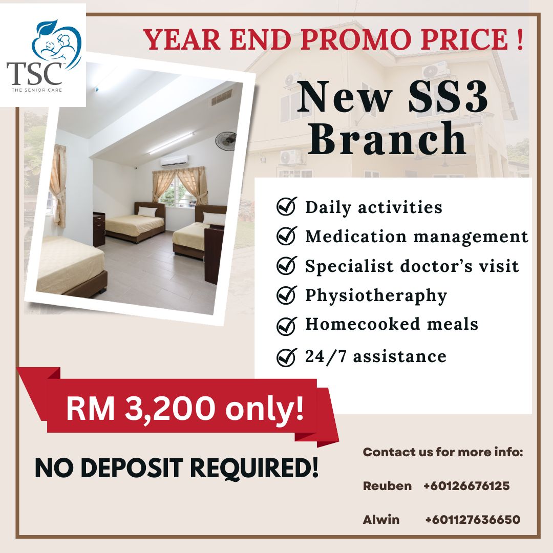 The Senior Care Facebook ad: NEWLY OPENED NURSING HOME in SS3 @ PJ!