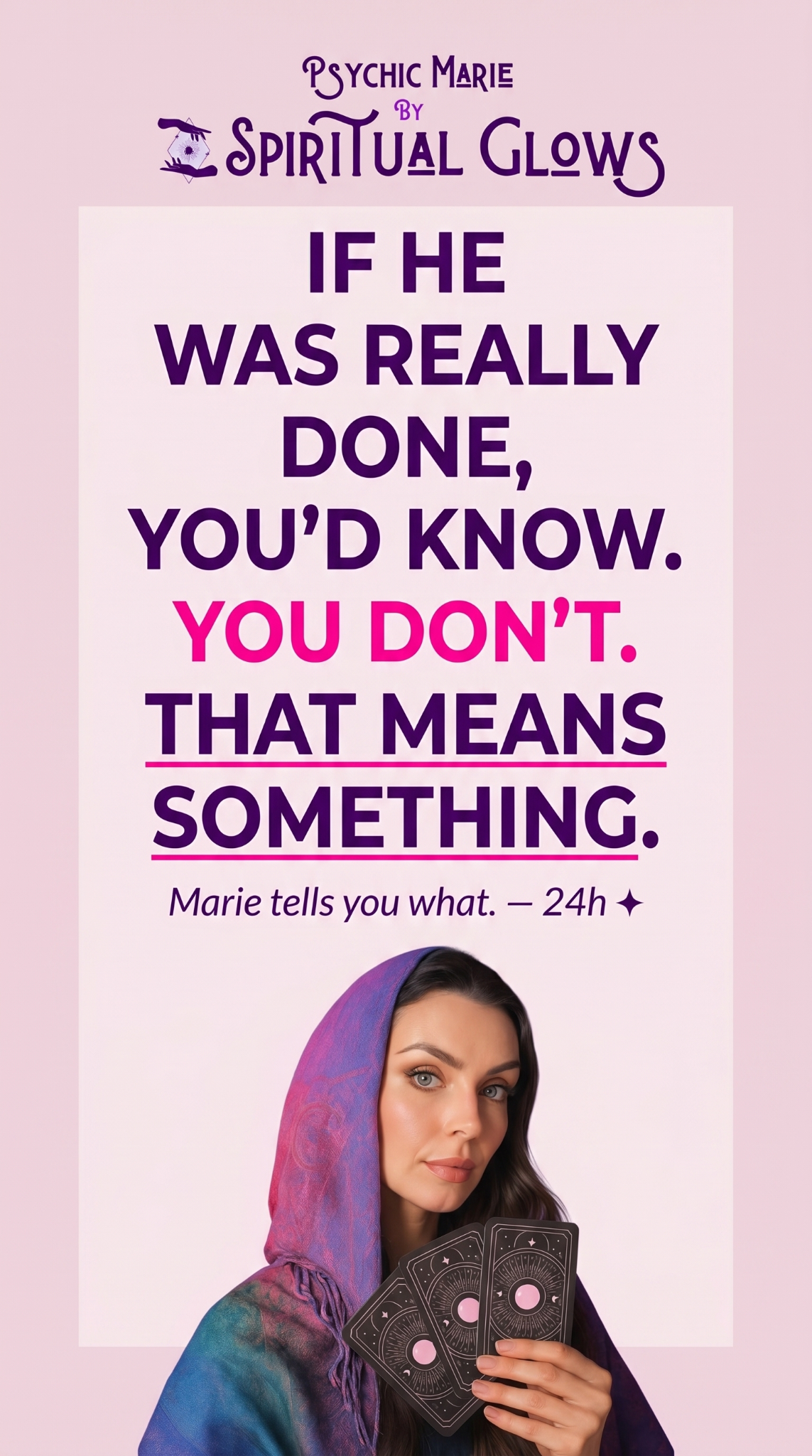 Try Psychic Marie Facebook ad