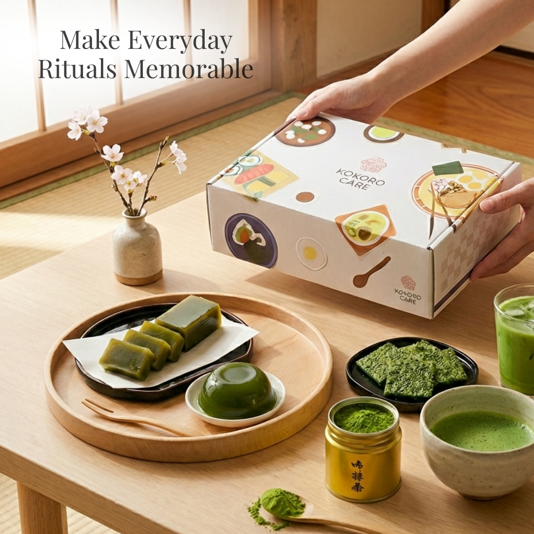 Kokoro Care Facebook ad: Mindful Moments: Matcha Package