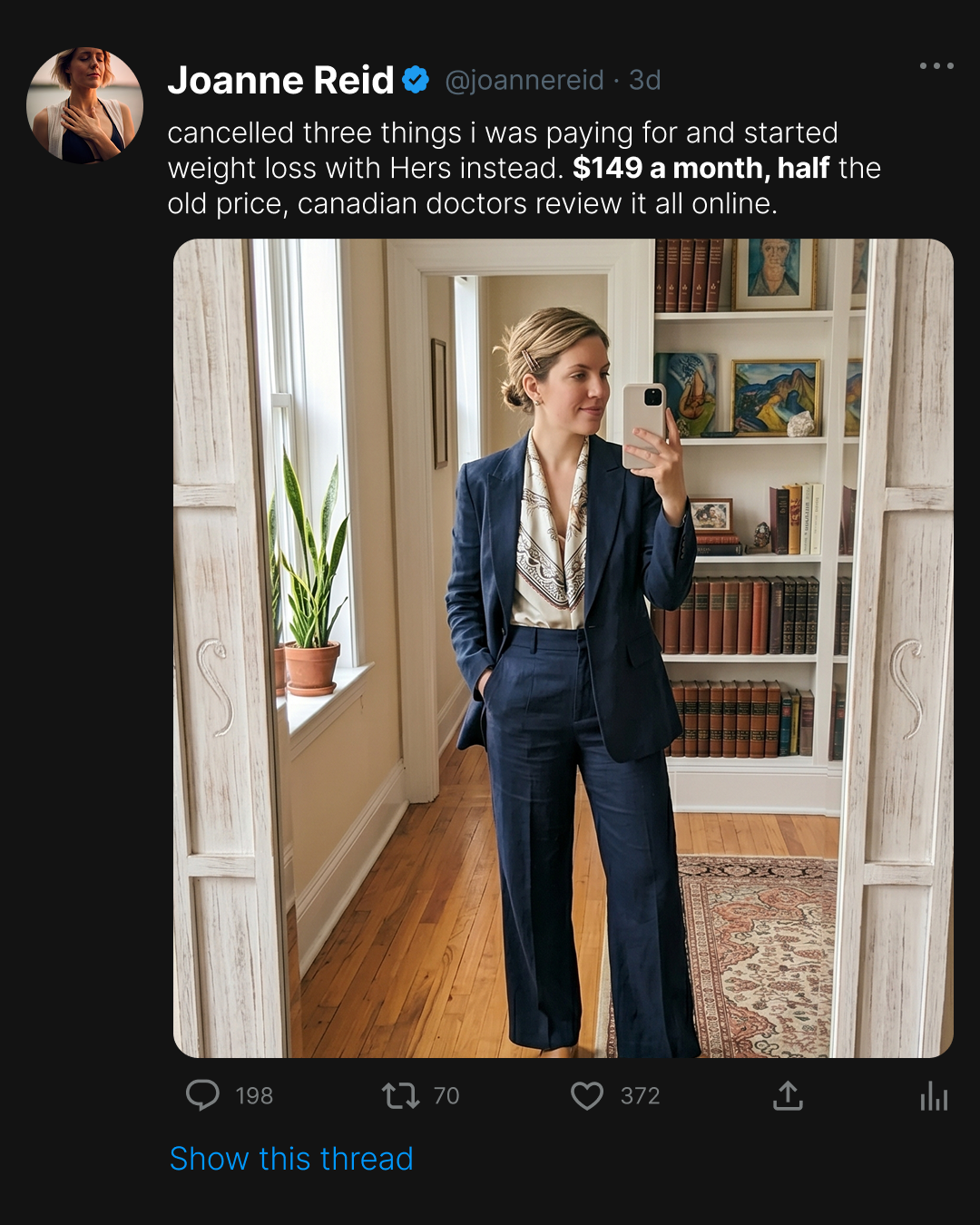 Hers Facebook ad
