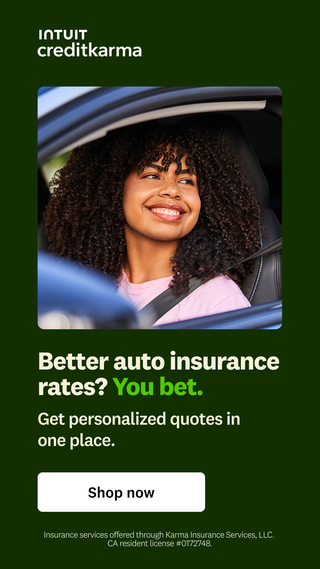 Intuit Credit Karma Facebook ad