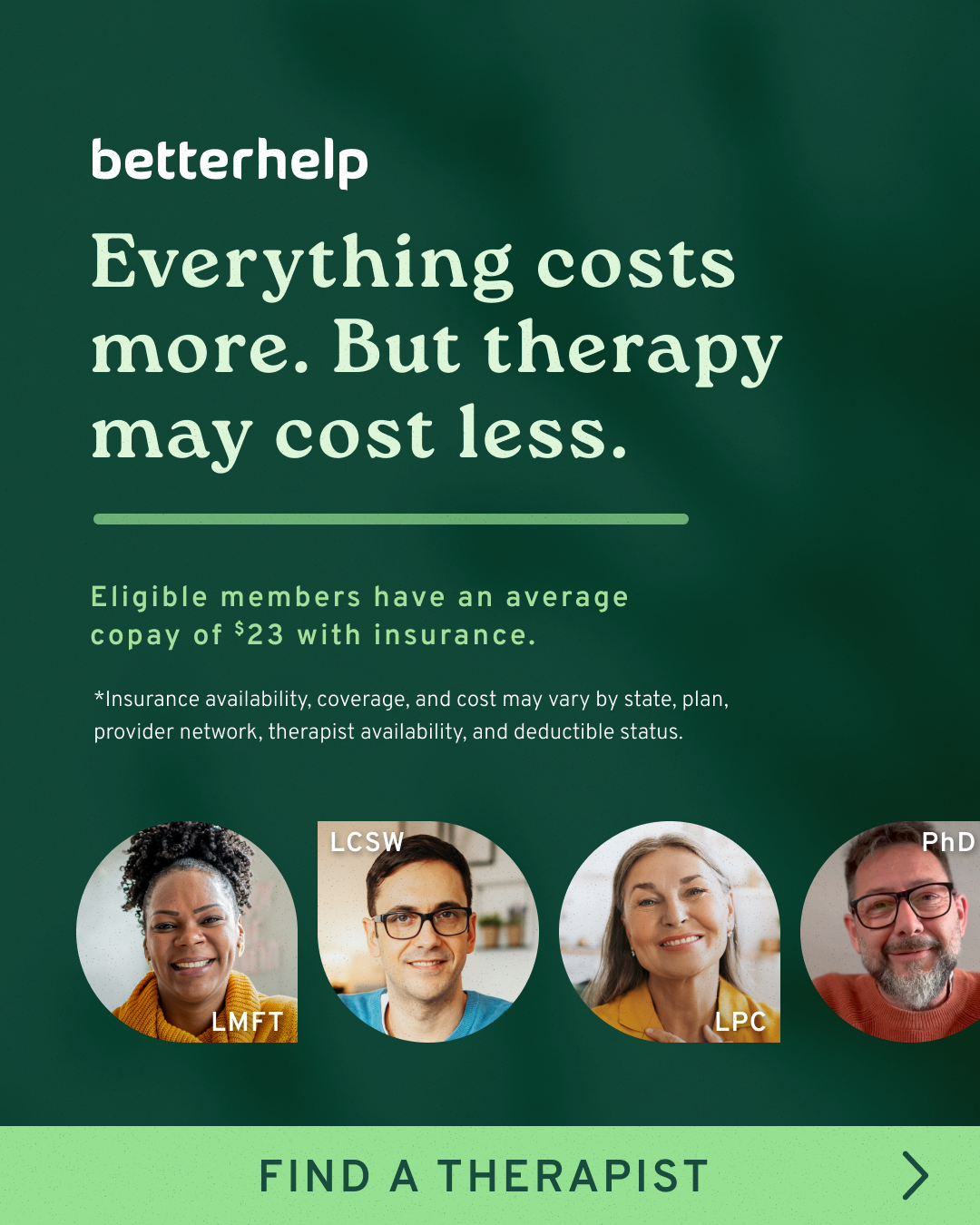 BetterHelp Facebook ad