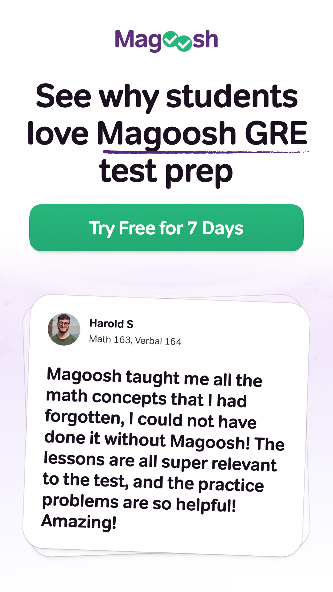 Magoosh Facebook ad