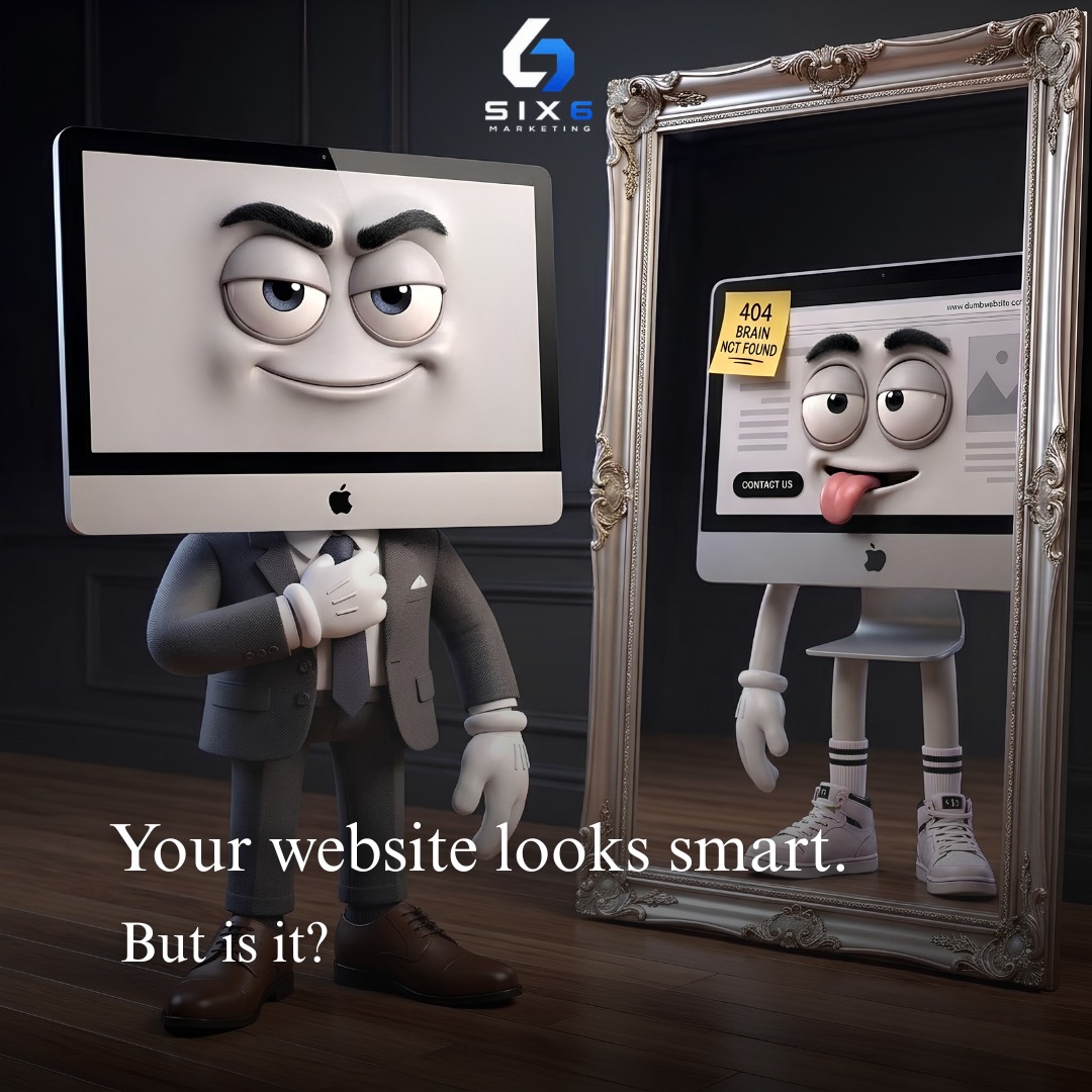 Six6 Marketing Facebook ad: Your Website Looks Smart. But Is It?