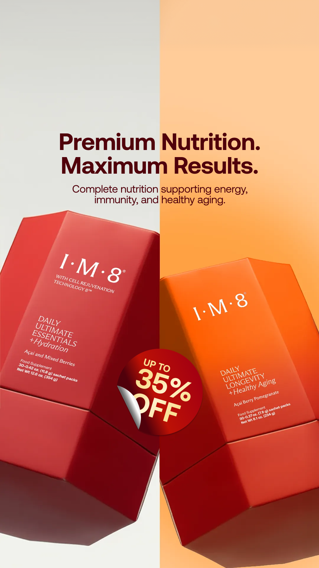 IM8 Health Facebook ad