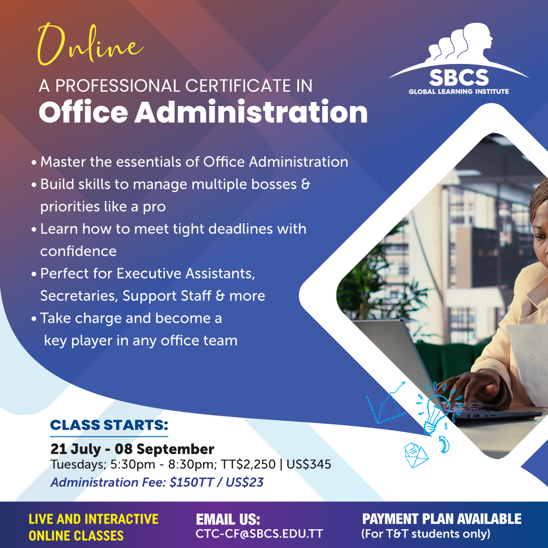 SBCS Global Learning Institute Facebook ad