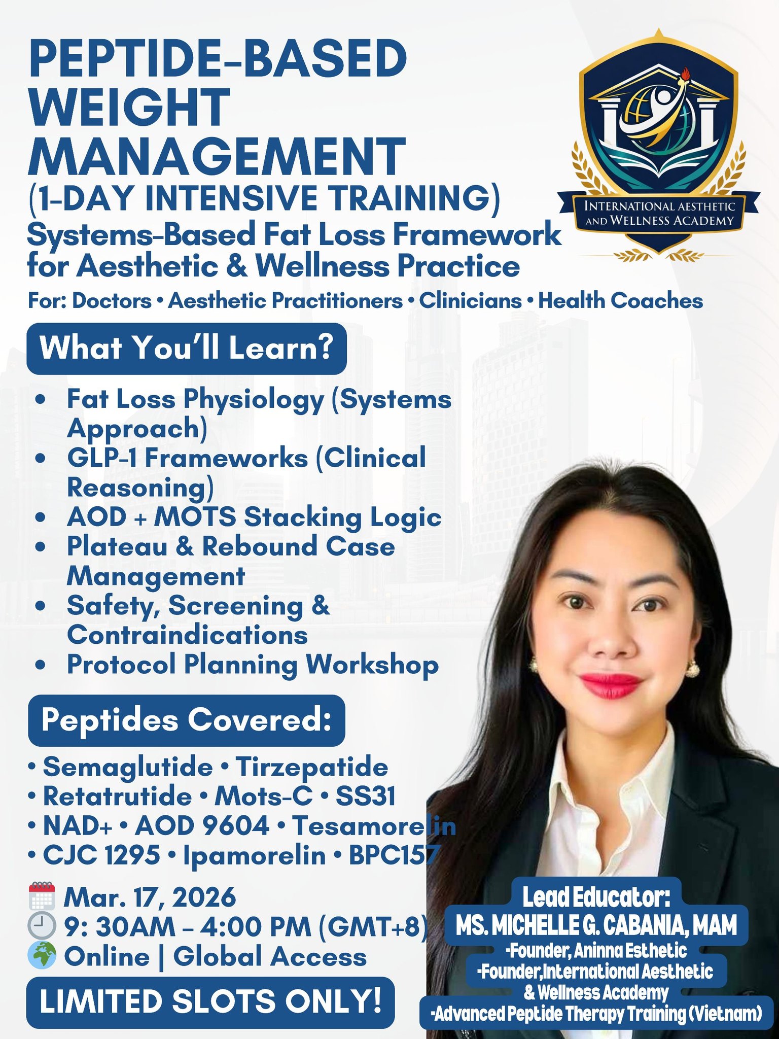 International Aesthetic & Wellness Academy Facebook ad
