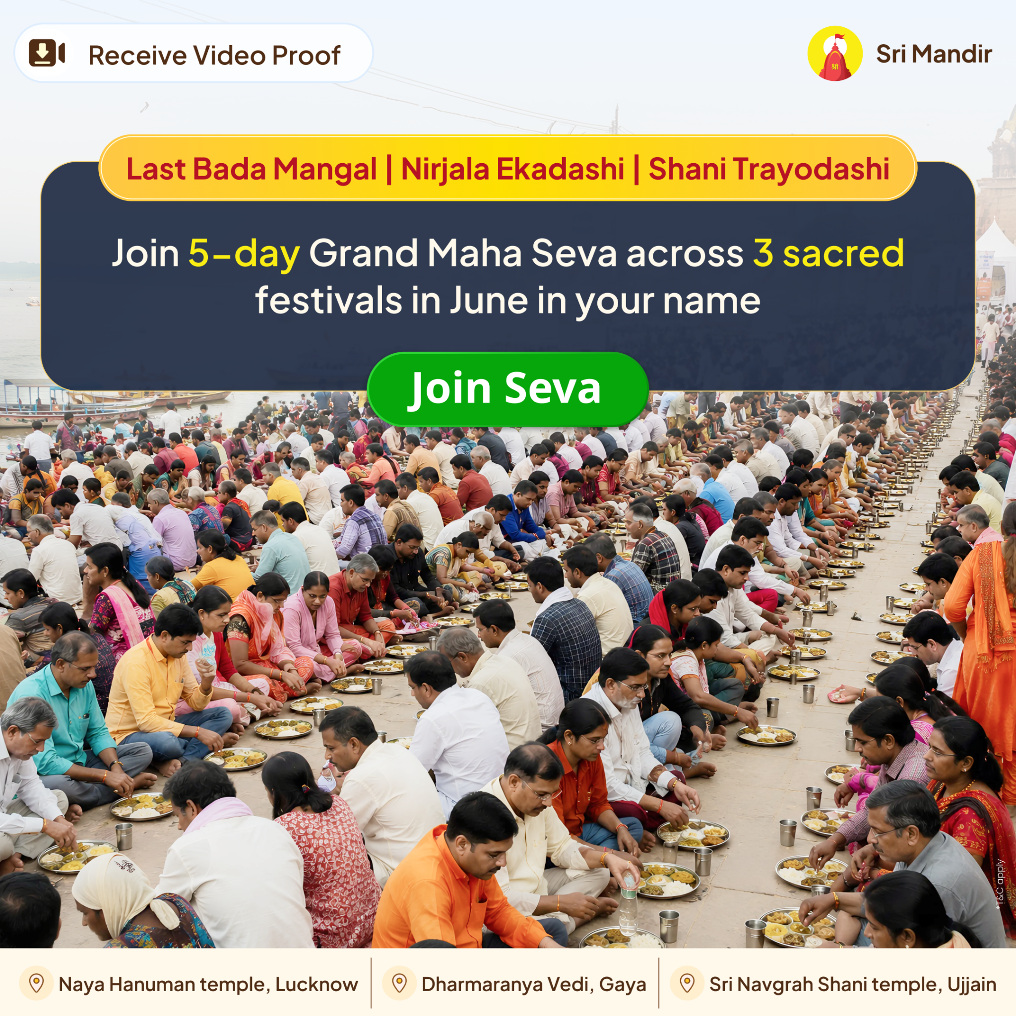 Sri Mandir - Seva Facebook ad