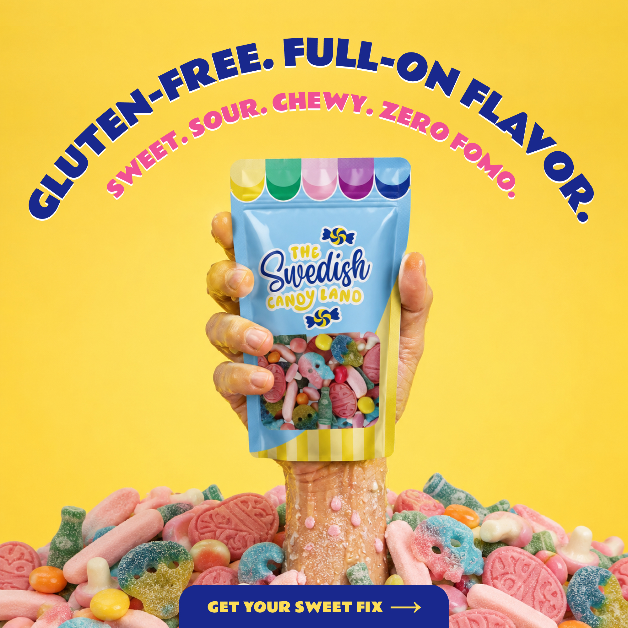 Swedish Candy Land Facebook ad