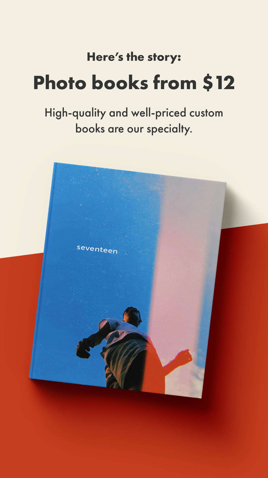 Blurb Books Facebook ad