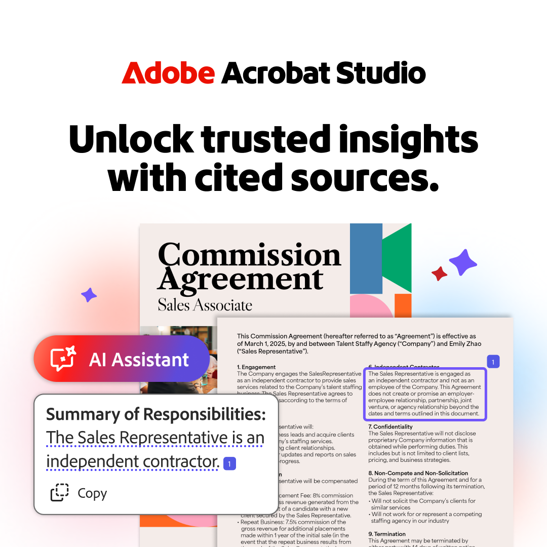 Adobe Acrobat Facebook ad