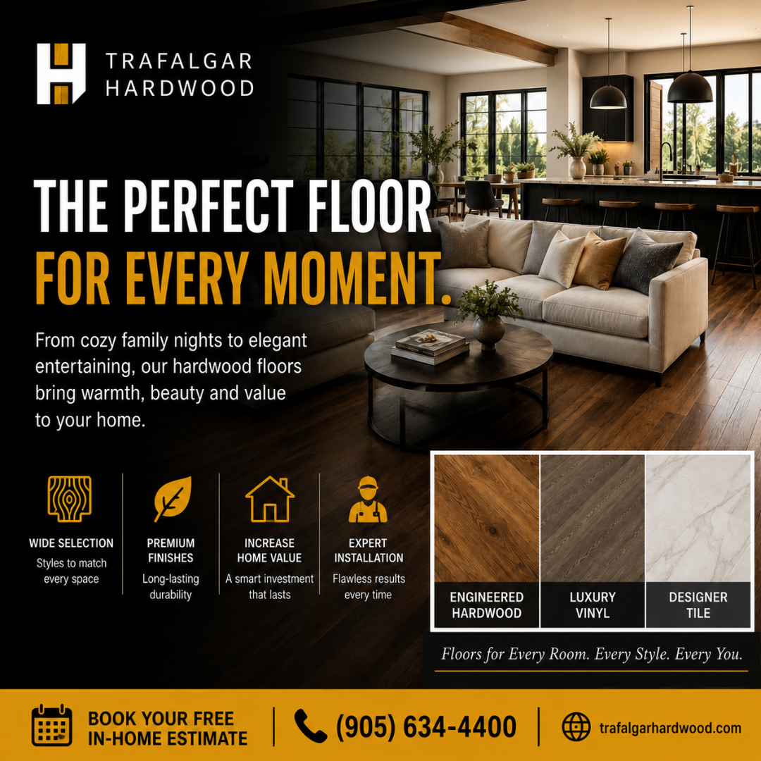 Trafalgar Hardwood Facebook ad
