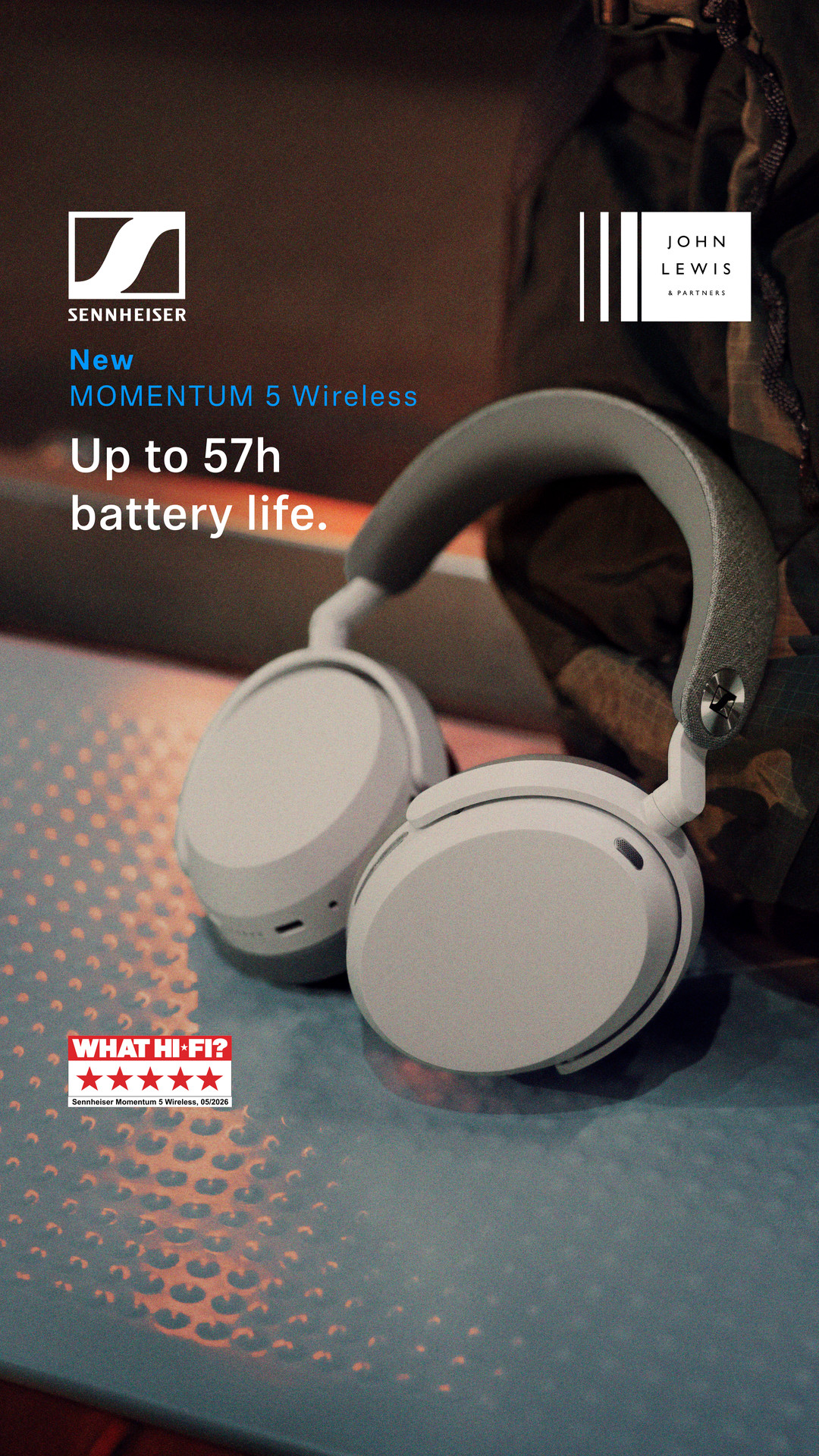Sennheiser Facebook ad: Sennheiser MOMENTUM 5 Wireless. More info here
