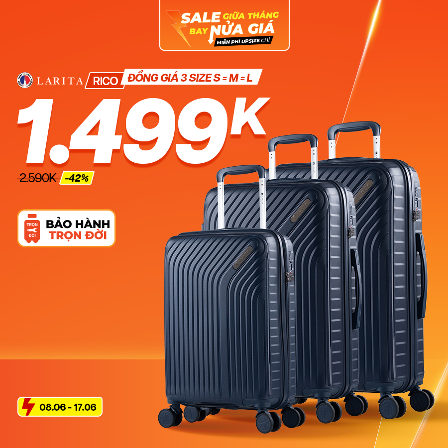 MIA.vn - 447 Lê Duẩn, Thanh Khê, Đà Nẵng Facebook ad: GIỮA THÁNG DEAL TO, VALI ĐỒNG GIÁ CHỈ…