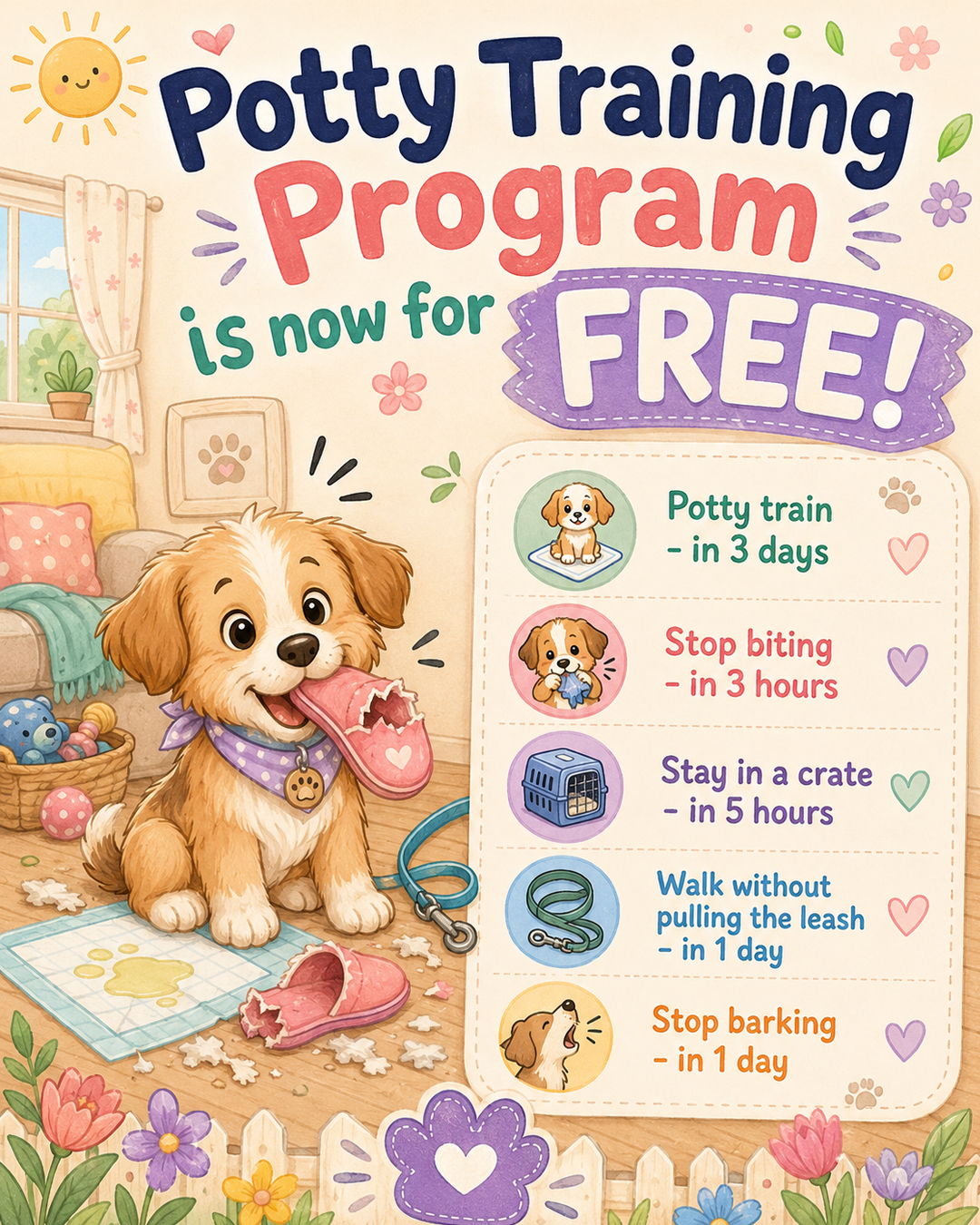 Ben Your Puppy Trainer Facebook ad