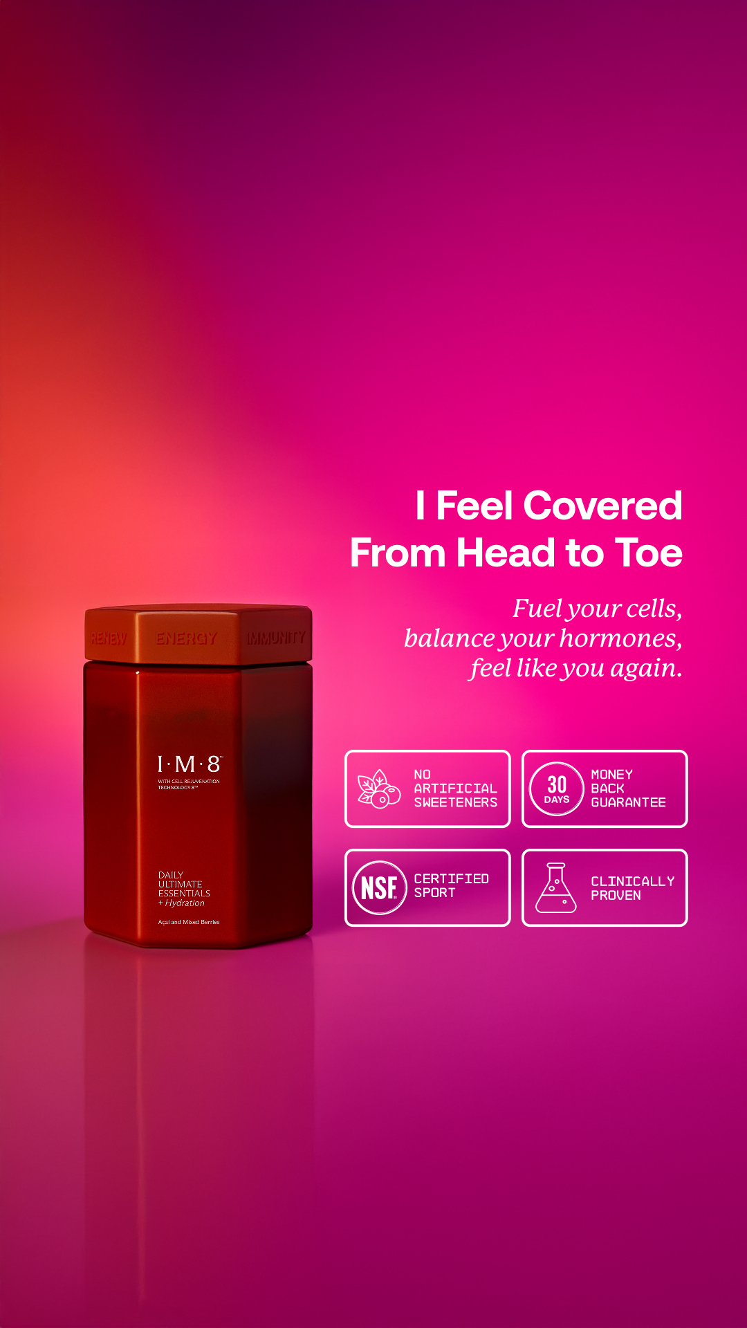 IM8 Health Global Facebook ad