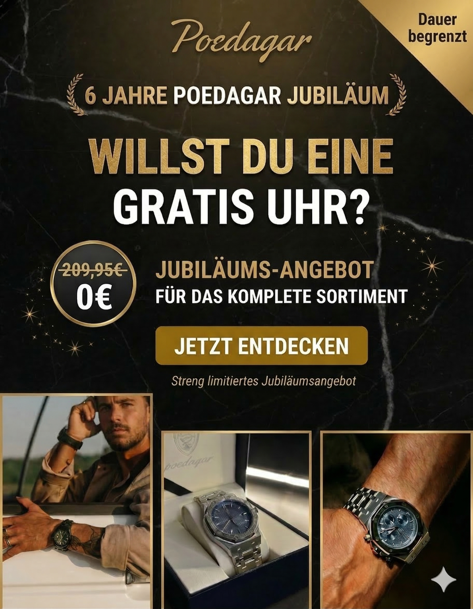Poedagar Facebook ad: OFFIZIELLER STORE: 2 FÜR 1!.