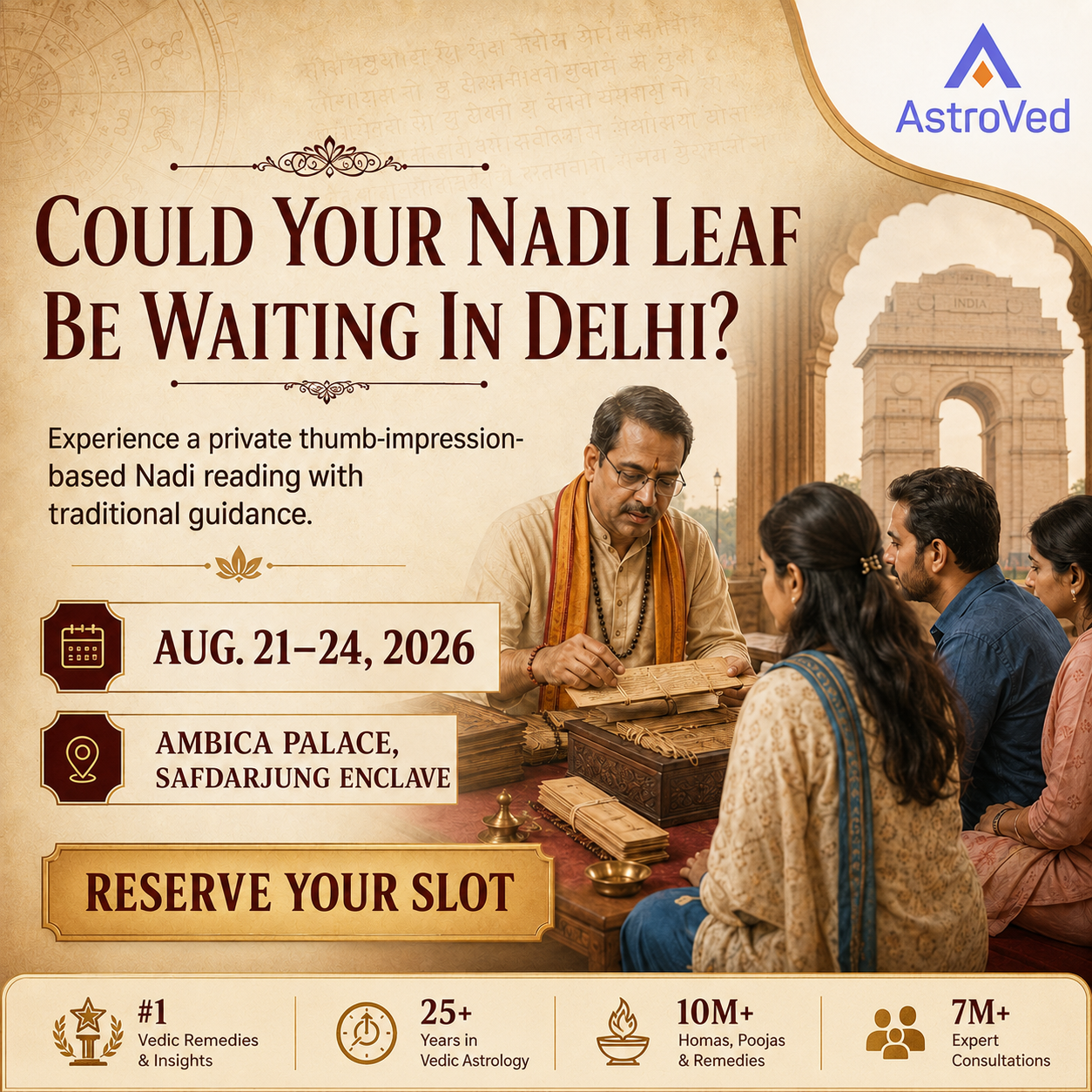 AstroVed Facebook ad from Jul 24, 2026