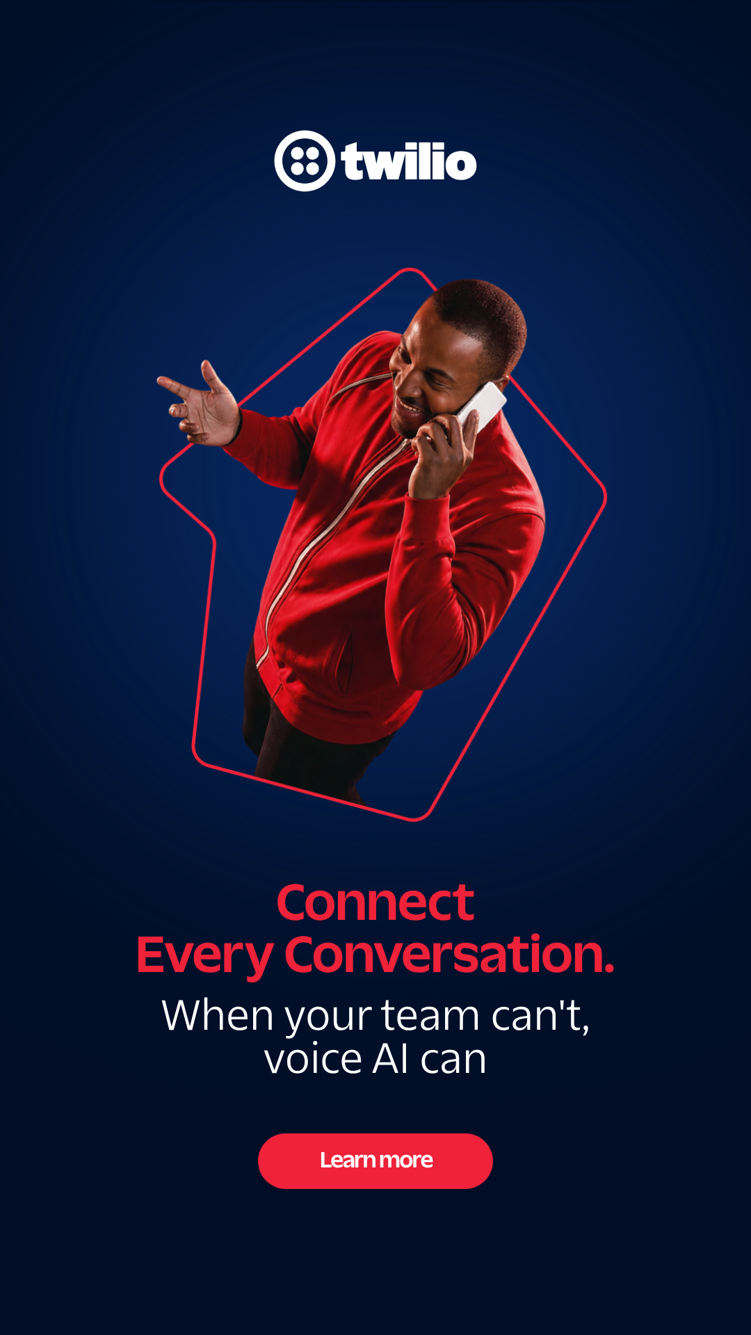 Twilio Facebook ad