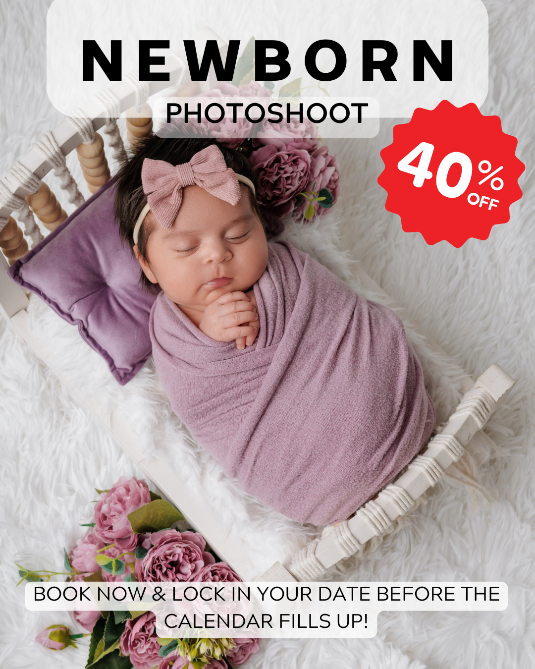 Bloom N’ Baby Studio Facebook ad