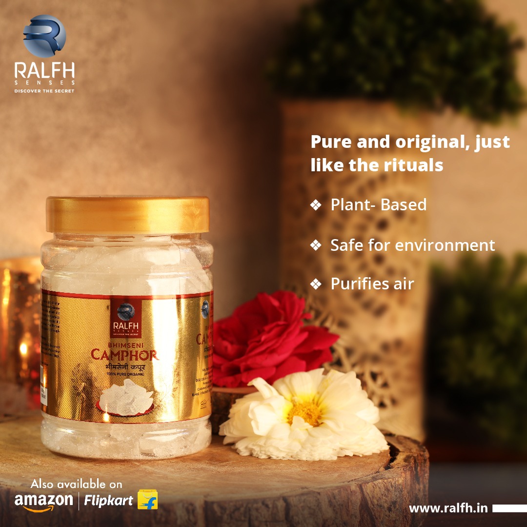 Ralfh Facebook ad: Pure Camphor for Daily Puja & Positivity