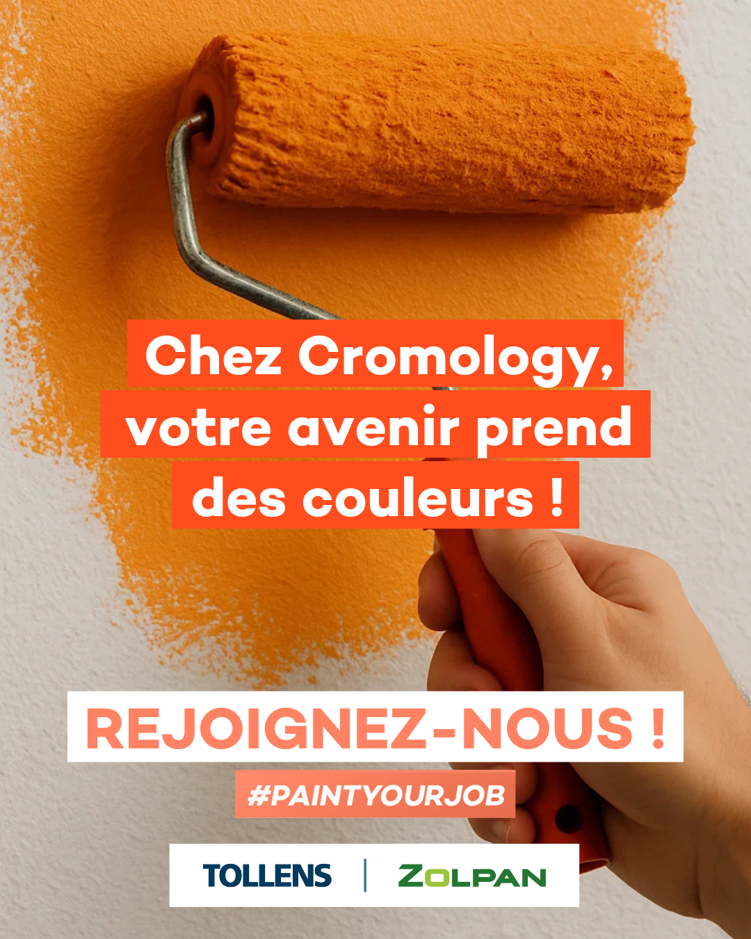 Cromology Facebook ad: À la recherche d'une carrière colorée?