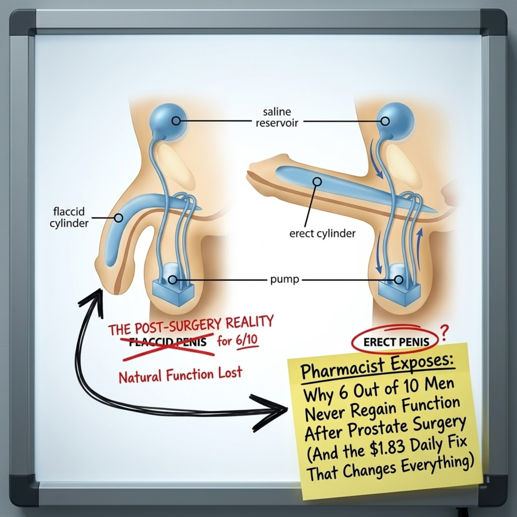 James Colloway Facebook ad: Read this if you've had prostate surgery